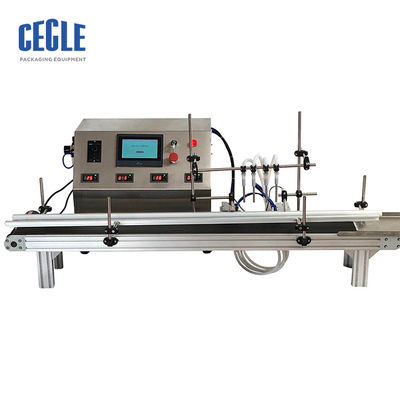 0 노즐 액 충전 기계 자동 액체향 물 정유